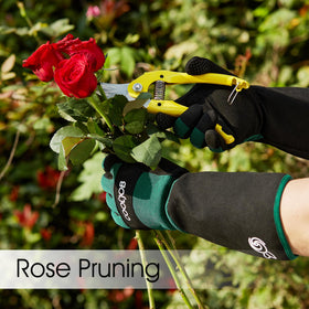CoolJob bright floral pattern gloves enhance visibility and style in the garden