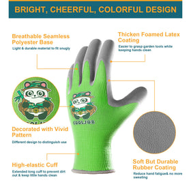 COOLJOB Explorer gloves show elastic wrists for easy wear on active kids
