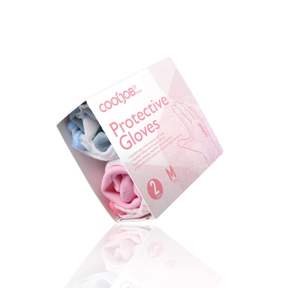 COOLJOB foamed latex coating provides a secure grip for gardening tasks