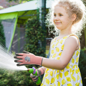COOLJOB kids gloves elastic wrists easy on off for quick changes