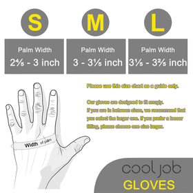 COOLJOB gloves machine washable for easy care after outdoor adventures