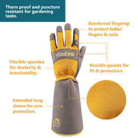 COOLJOB gloves with silicone-dots provide non-slip grip for tools and twine.