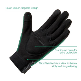 COOLJOB breathable mesh-top design keeps hands cool during work.