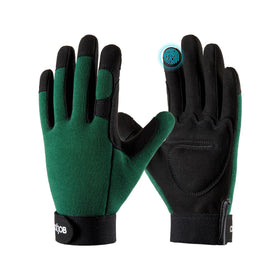 COOLJOB thorn-proof gloves guard hands during rose pruning and touchscreen use.