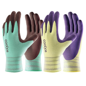 CoolJob women XS breathable garden gloves for comfortable all-day gardening.