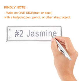 Coolrunner aluminum plant labels waterproof-UV resistant for long life.
