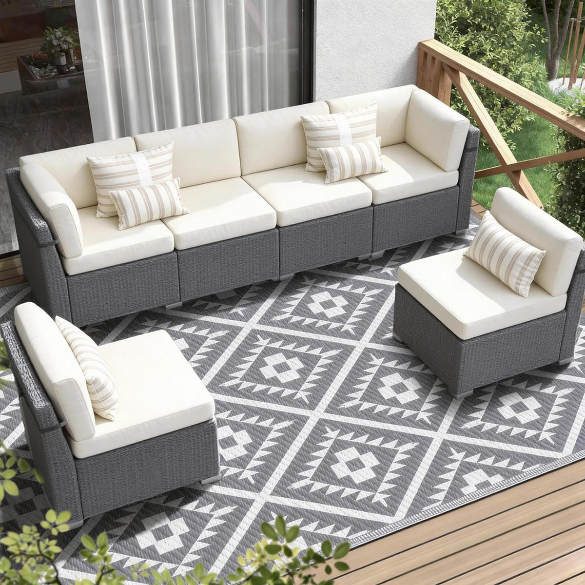 CoolTop 8x10 rug suited for RV trips and outdoor gatherings