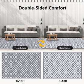 CoolTop 8x10 UV-resistant rug that keeps color vibrant outdoors