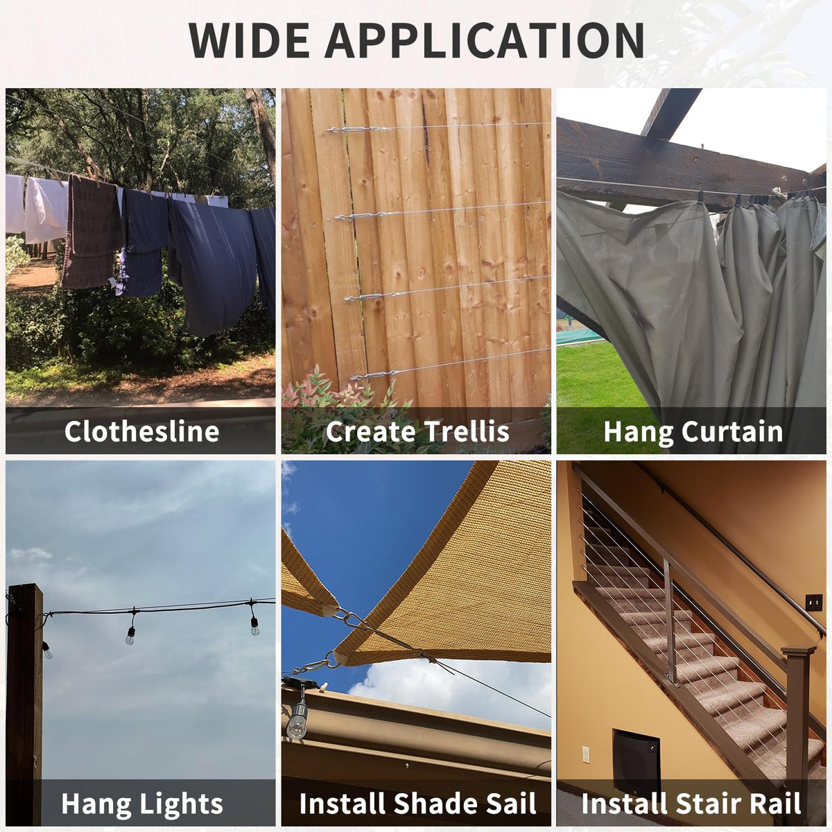 COOLYARD installation ideas: rectangle sails, triangle sails, or hanging outdoor decor.