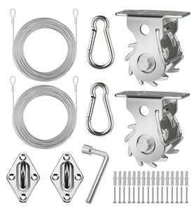 Coolyard shade sail hardware kit winch shows durable tensioning for outdoor setups