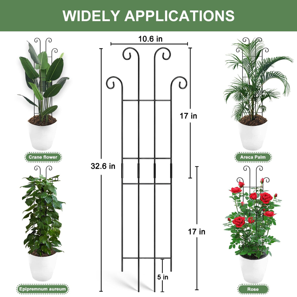 Coomin tool-free clip design saves time while keeping stems secure.
