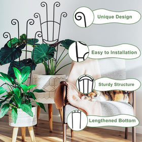 Fits in most pots, blending with living spaces and office areas.