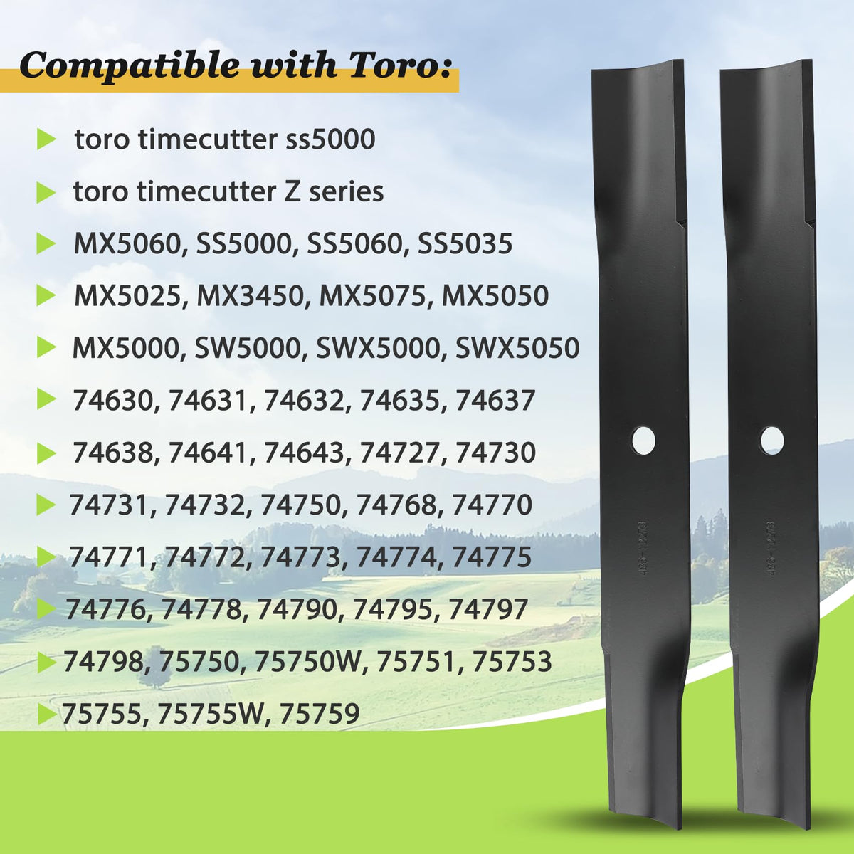 Cooouds 112-9759-03 spiral blade for efficient mowing.