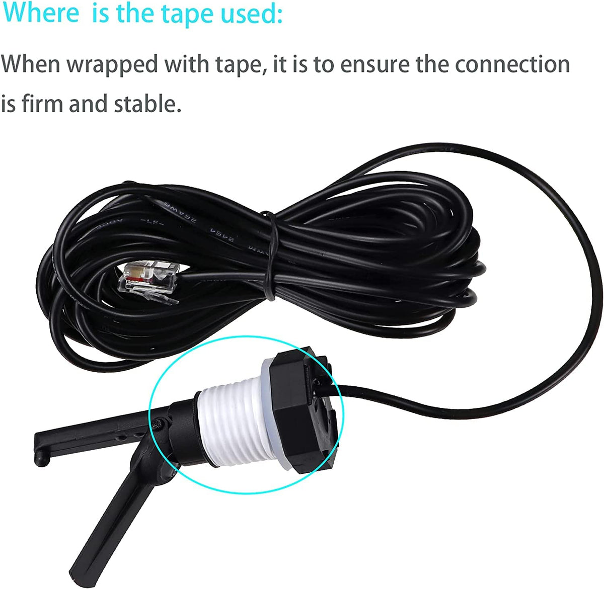 Cooouds flow switch plugs into control panel for easy setup.