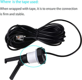 Cooouds flow switch plugs into control panel for easy setup.