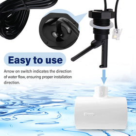 Cooouds GLX-FLO-RP flow switch with 1-year warranty for durable performance