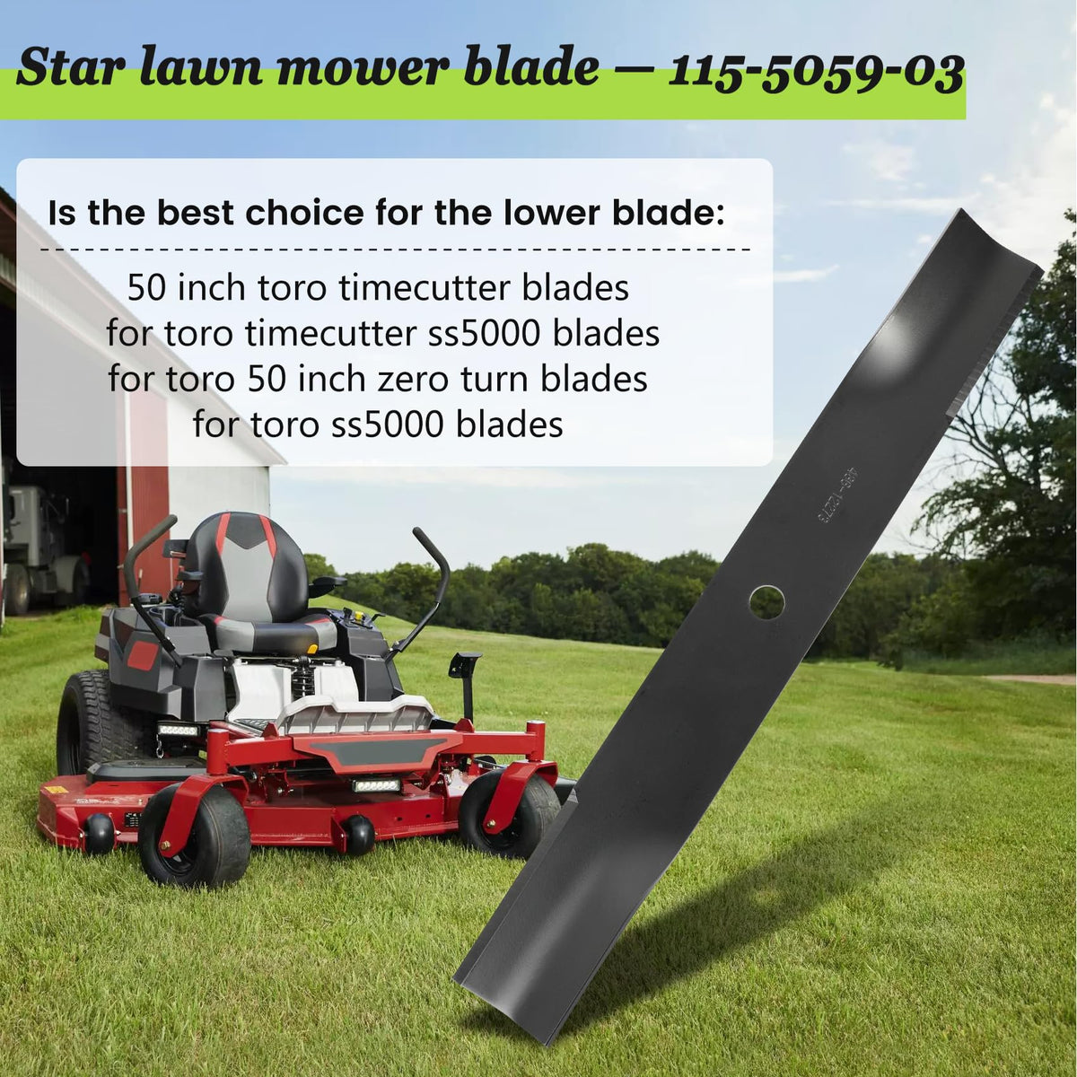 Cooouds MX5060 SS5000 compatible blade supports even cutting.