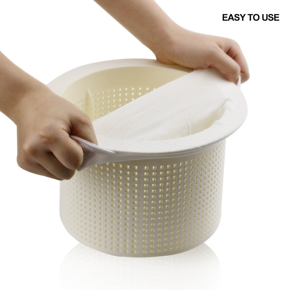 Coopache easy install over skimmer basket for quick maintenance.