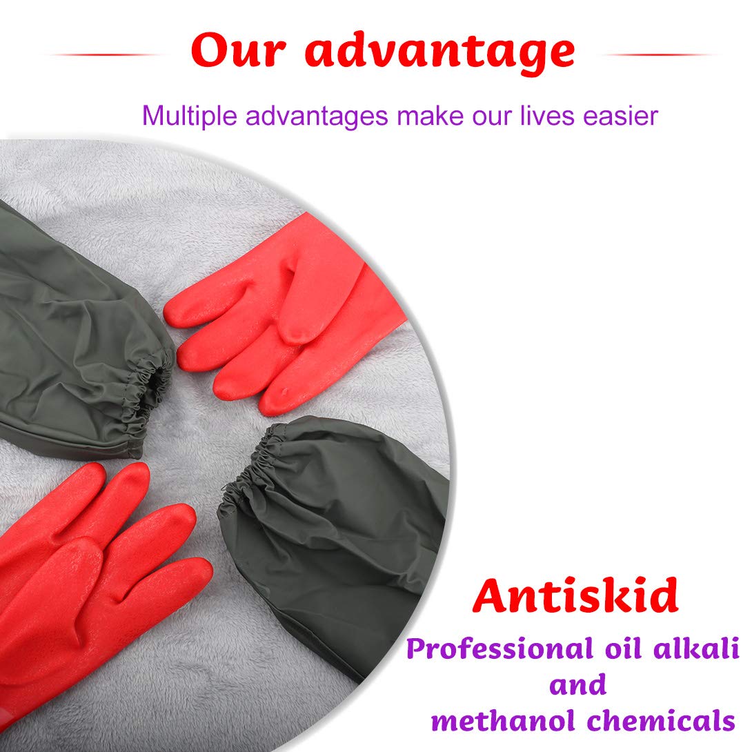 Coopache industrial protection gloves offering extended arm coverage