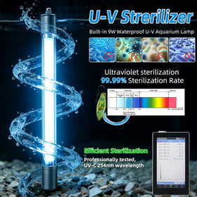 COOSPIDER 35W pump delivers steady circulation for consistent filtration.