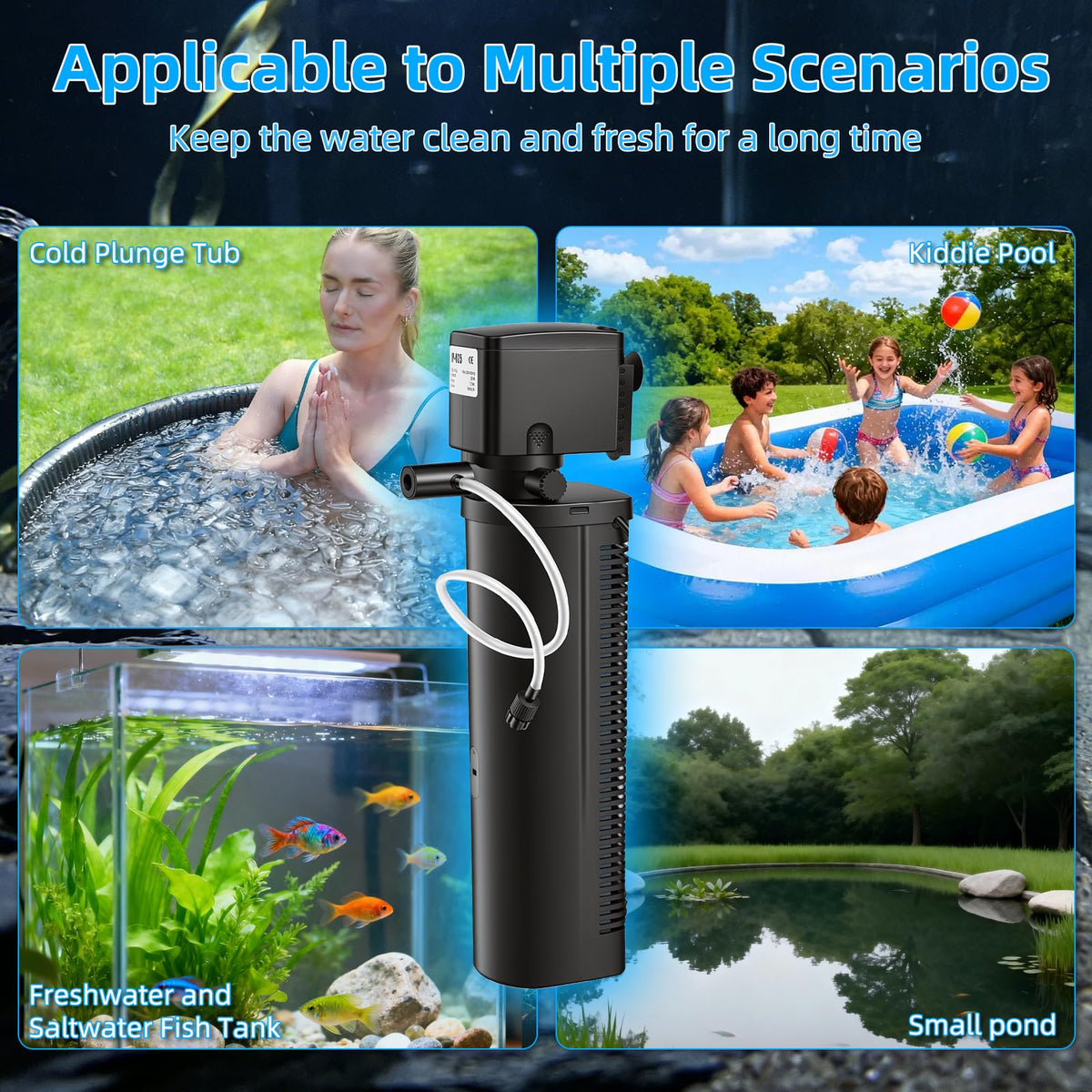 COOSPIDER IPX8 waterproof rating supports submersion and reliable operation.