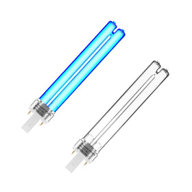 coospider-repta 9W UV-C bulb for pond and aquarium improves water clarity.