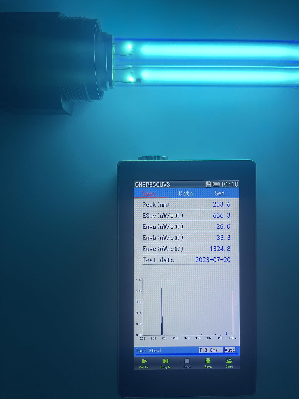 Coospider-Repta ozone-free safety UV bulb protects eye safety during operation.