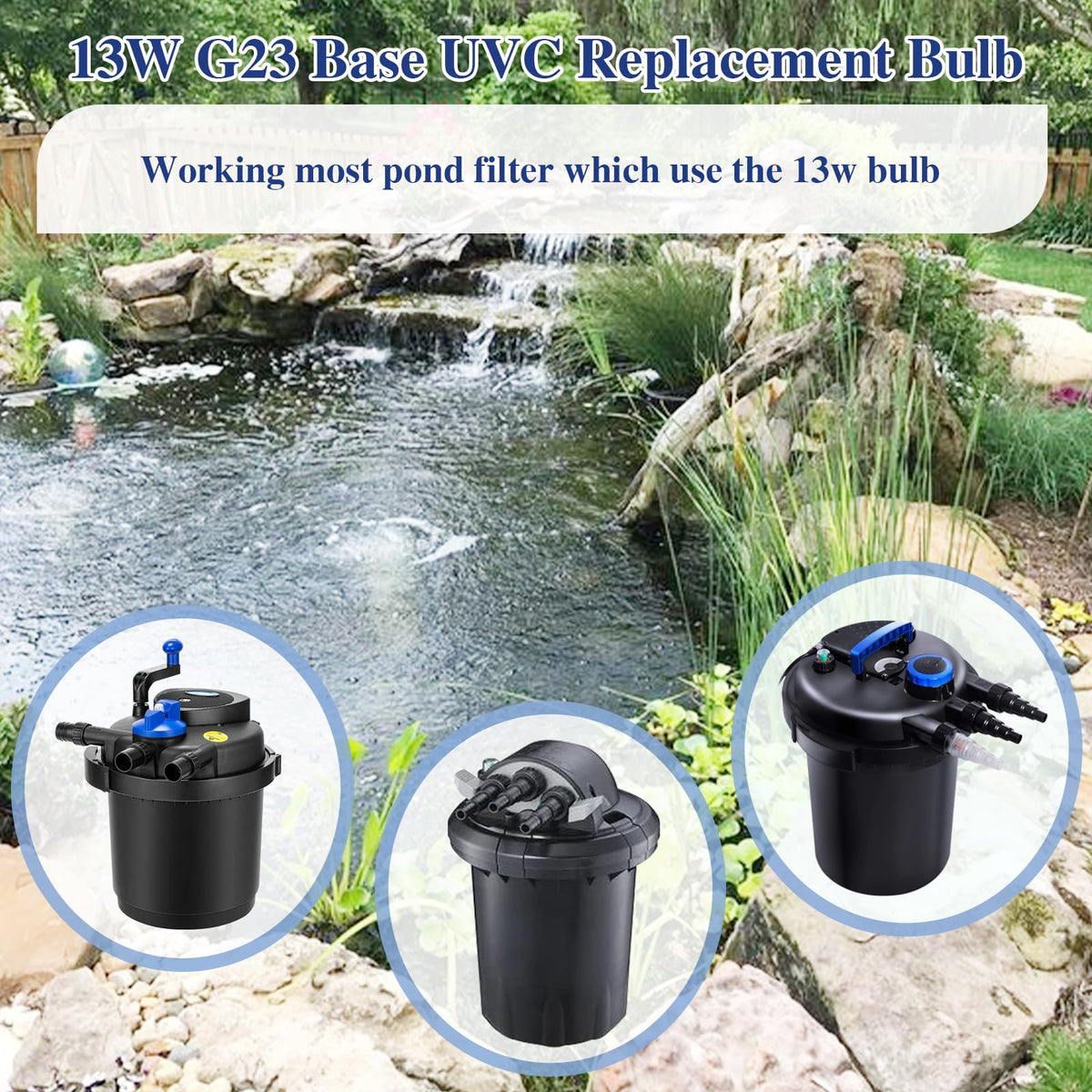 Coospider-Repta UV bulb with 253-7nm peak for efficient water treatment.