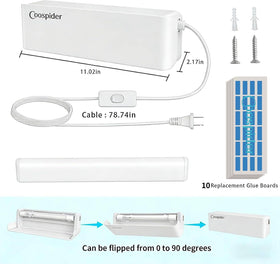 COOSPIDER UV Fly Catcher suitable for kitchen and dining use.