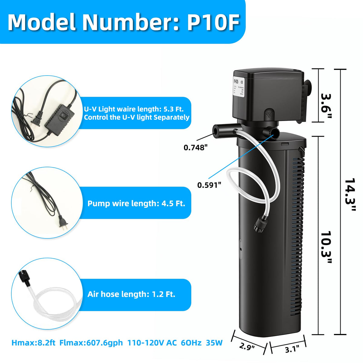 COOSPIDER wave maker feature creates gentle currents for cooling or relaxation.