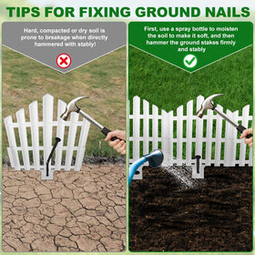 CooTentler bendable border design shown around curved garden bed