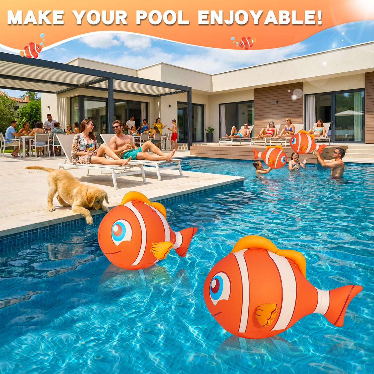 Cootway clownfish design light ideal for parties and relaxing evenings