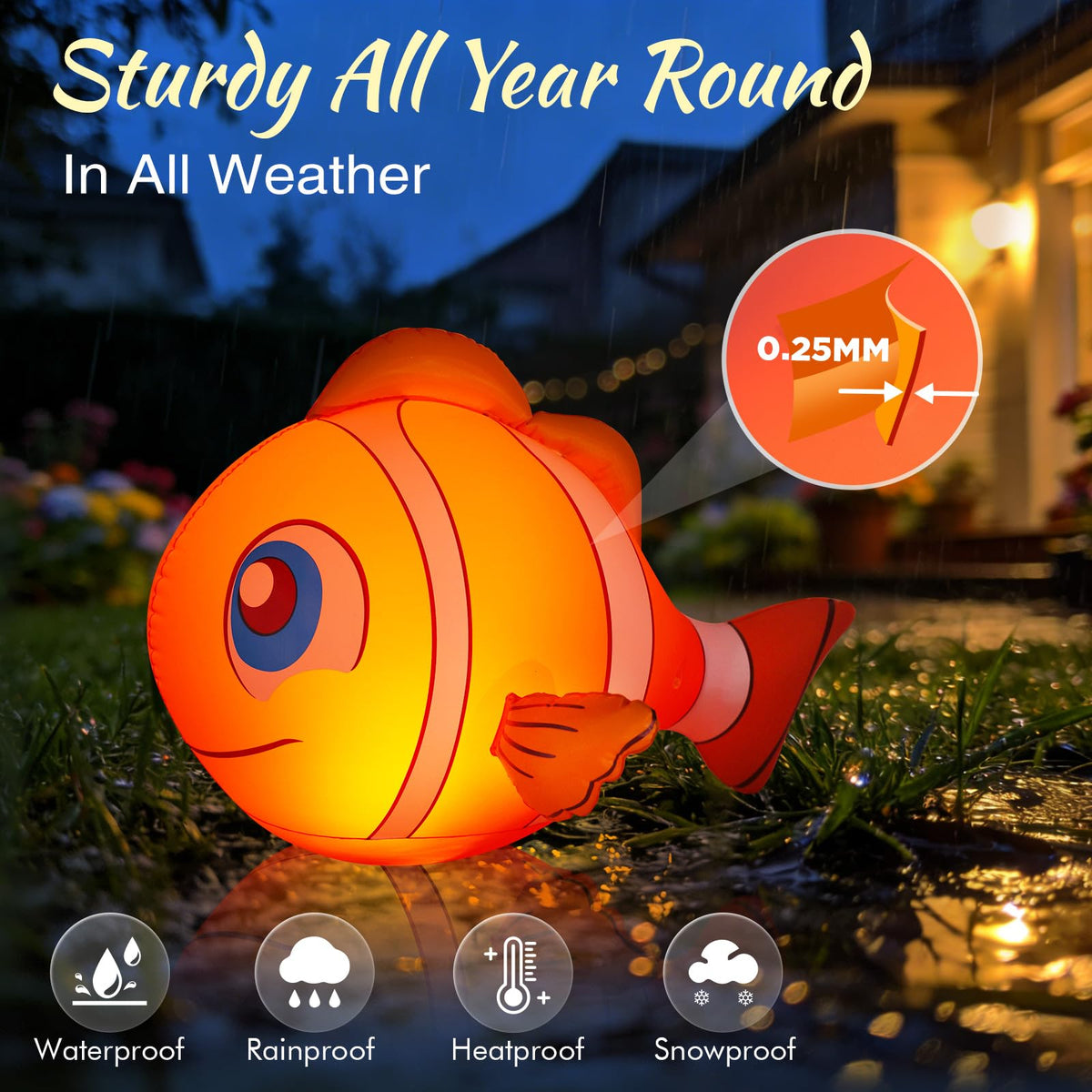 Cootway multiuse outdoor light for pool, yard, or garden parties