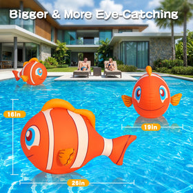 Cootway weighted-base pool light stays upright for steady floating