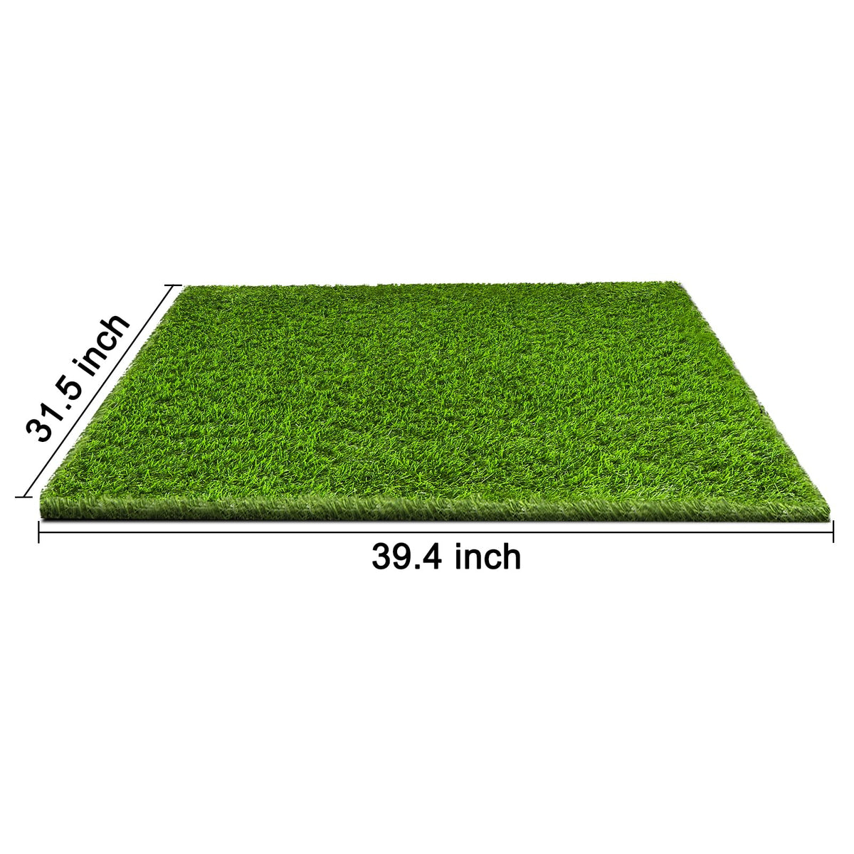 CooZero durable rubber-backed mat with drainage holes for quick water removal.