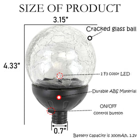 COOZZYHOUR color-change solar light cycles seven colors to enhance outdoor spaces