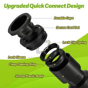 Durable Copadri tee highlighting high-impact plastic construction for lasting performance.