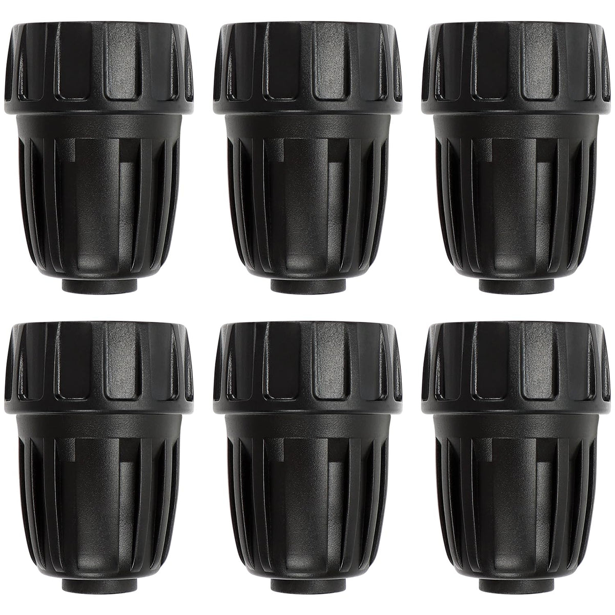Copadri 34FHT to half-inch tubing adapter assembled for easy drip irrigation connections