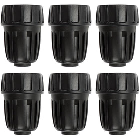 Copadri 34FHT to half-inch tubing adapter assembled for easy drip irrigation connections