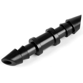 Copadri barbed coupling fitting close-up for secure 1/4 in tubing connections