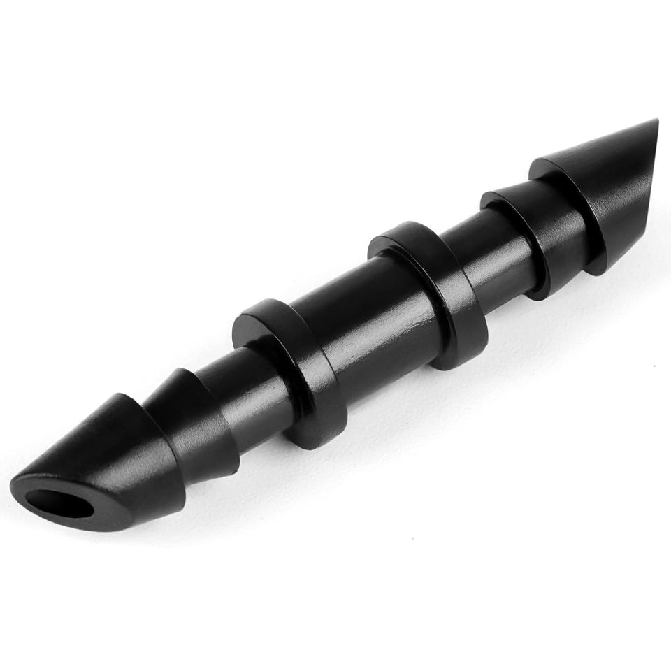 Copadri barbed coupling fitting close-up for secure 1/4 in tubing connections