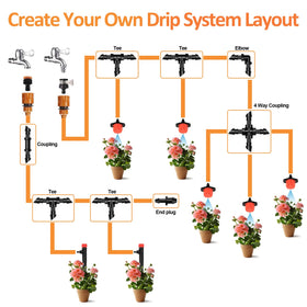 Copadri 60-piece pack ideal for raised beds and gardens irrigation