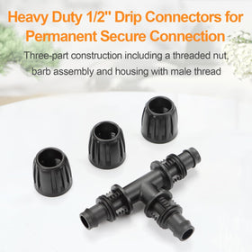 Copadri barbed connectors close-up showing sharp barb for tight grip