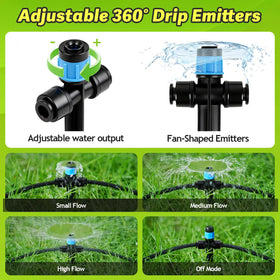Copadri high-impact plastic emitter withstands years of garden use.