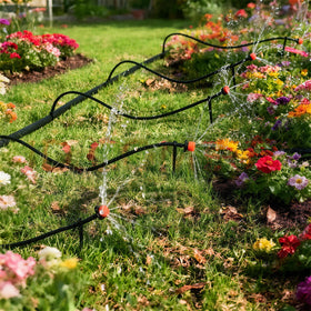 Copadri easy-install stake simplifies drip irrigation setup in minutes.