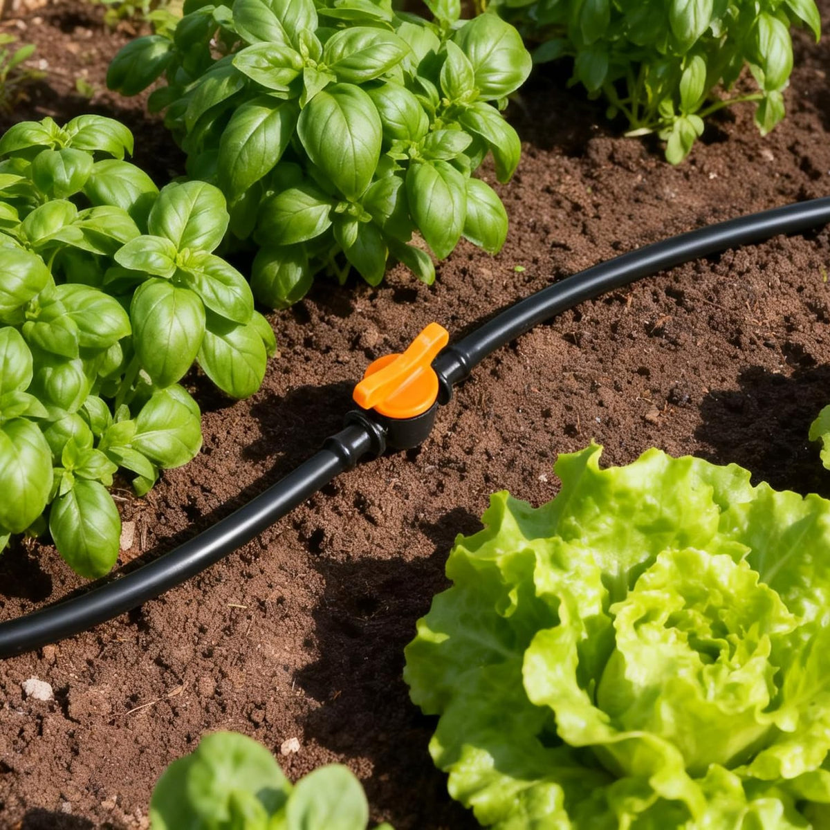 Copadri elbows for compact turns in tight garden spaces.