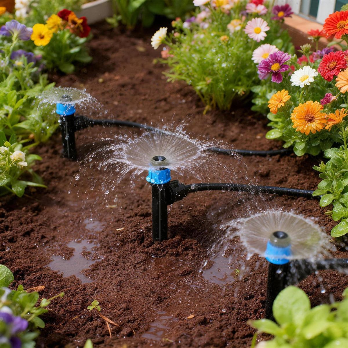 Copadri garden dripper ideal for raised beds, greenhouse, and lawns