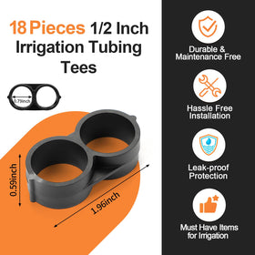 Copadri half-inch tubing connector enabling quick, reliable drip line connections