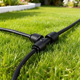 Leak-free Copadri connection ensuring consistent water flow in micro irrigation.