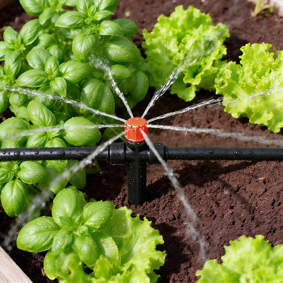 Copadri one-touch removal emitter allows easy repositioning of irrigation lines.